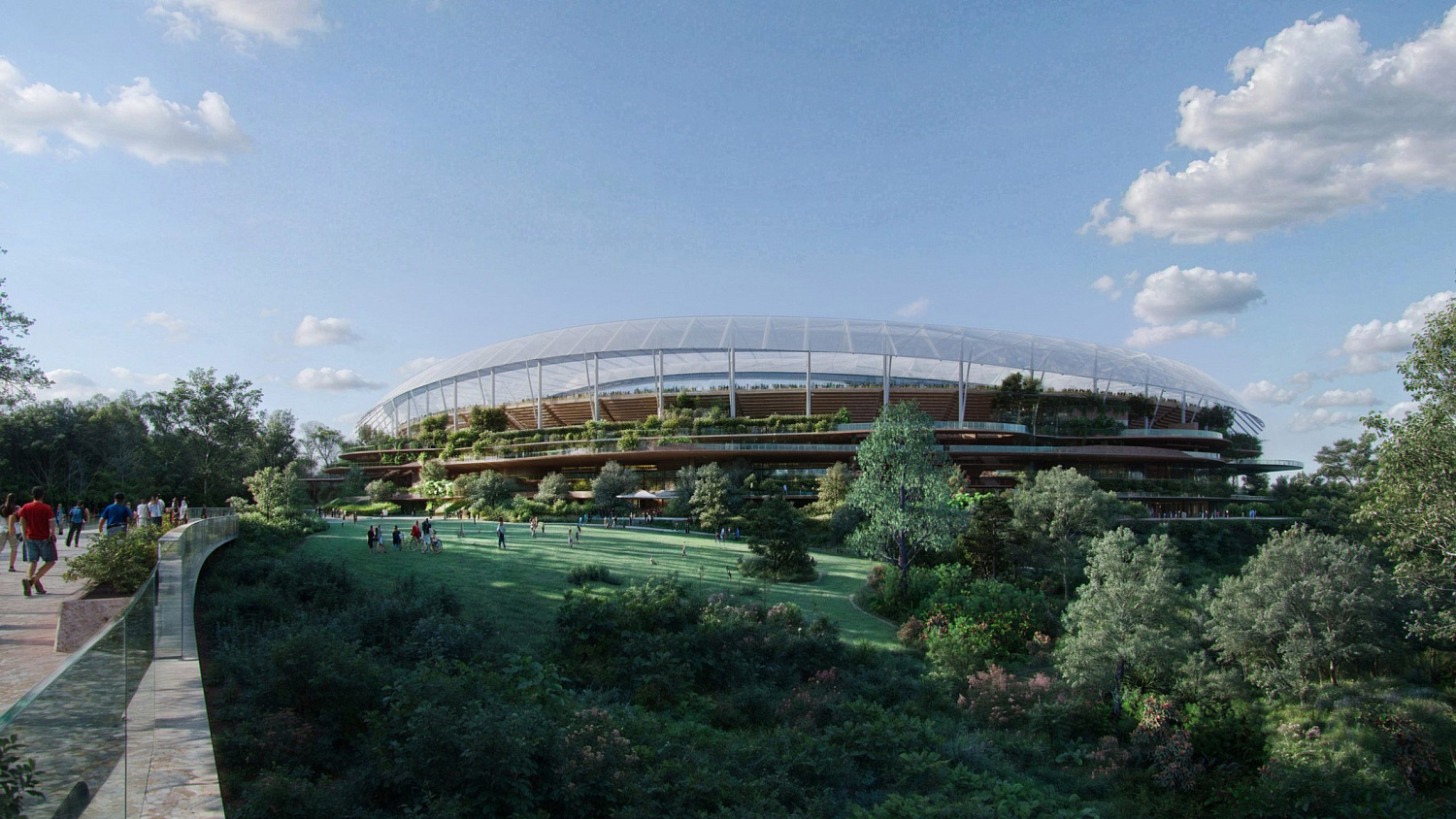 Архитектурные бюро Cox Architecture и Hassell представили планы Олимпийского стадиона в Брисбене для Игр 2032 года