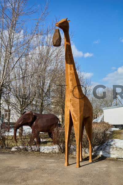 Скульптура Жираф/Giraffe