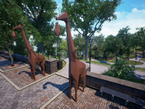 Скульптура Жираф/Giraffe