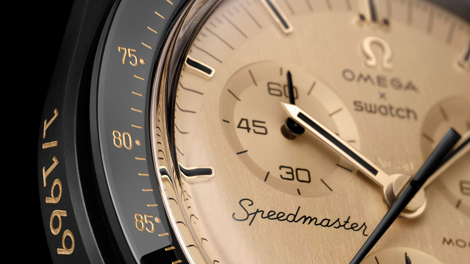 Золотой MoonSwatch: Omega и Swatch выпустили часы с золотом из 1969 года