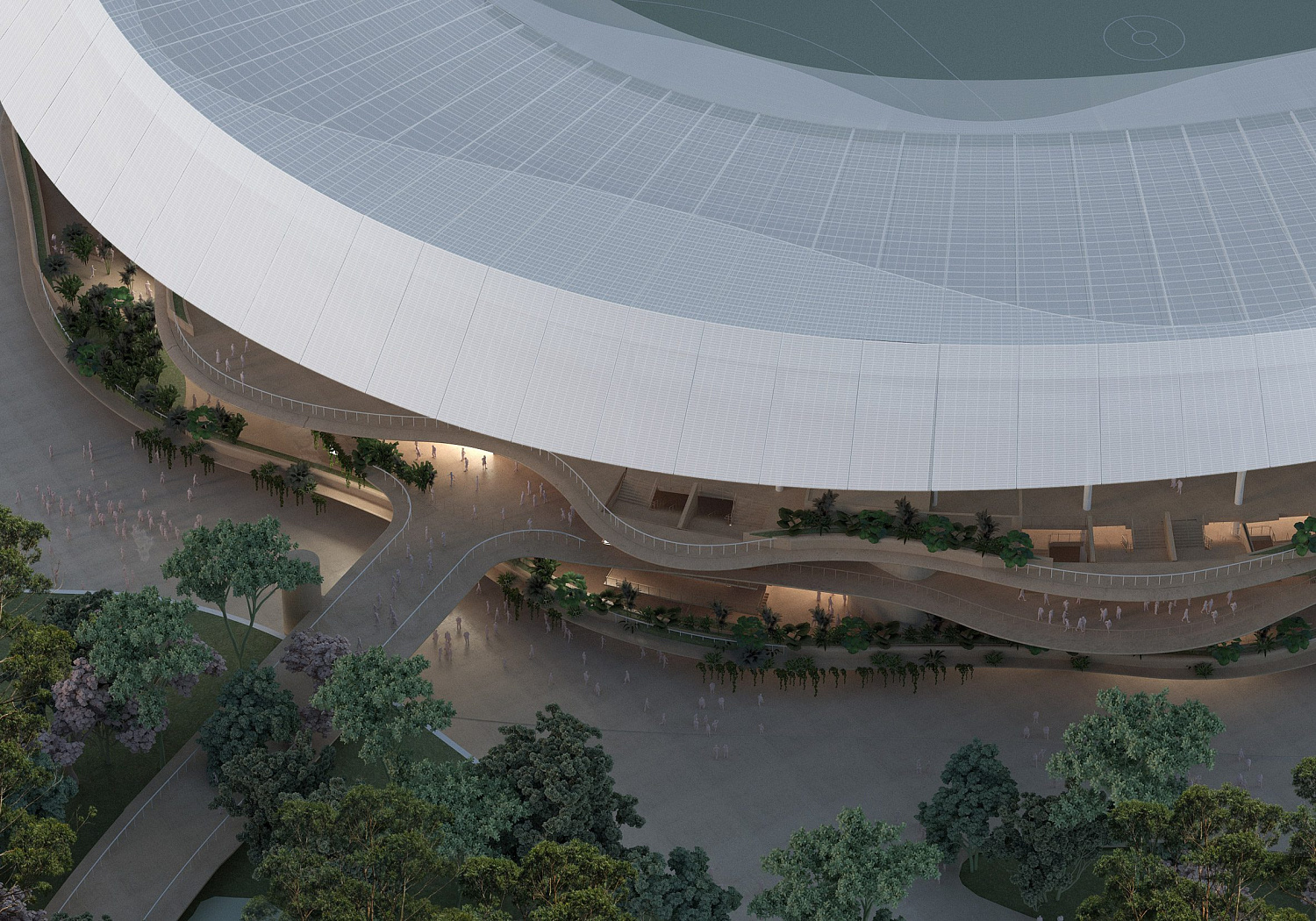 Архитектурные бюро Cox Architecture и Hassell представили планы Олимпийского стадиона в Брисбене для Игр 2032 года