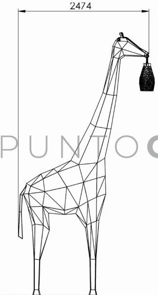 Скульптура Жираф/Giraffe